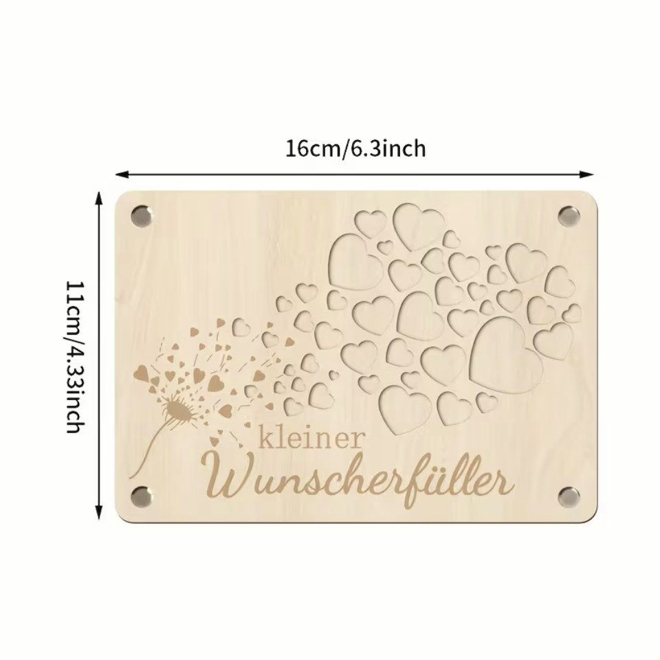 Venicce Love Geschenkbox Geldgeschenke Verpackung, Geschenke aus Holz - Geburtstagsgeschenk (1 St)