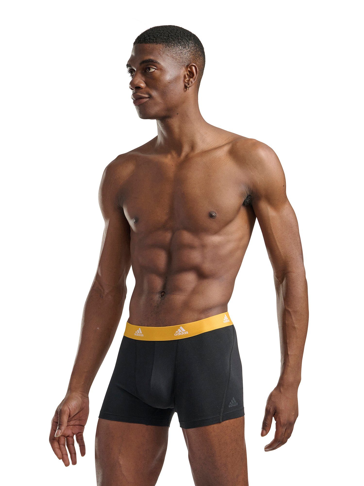 noir männer accented Trunk herren Sportswear (3-St) unterhose adidas BASIC