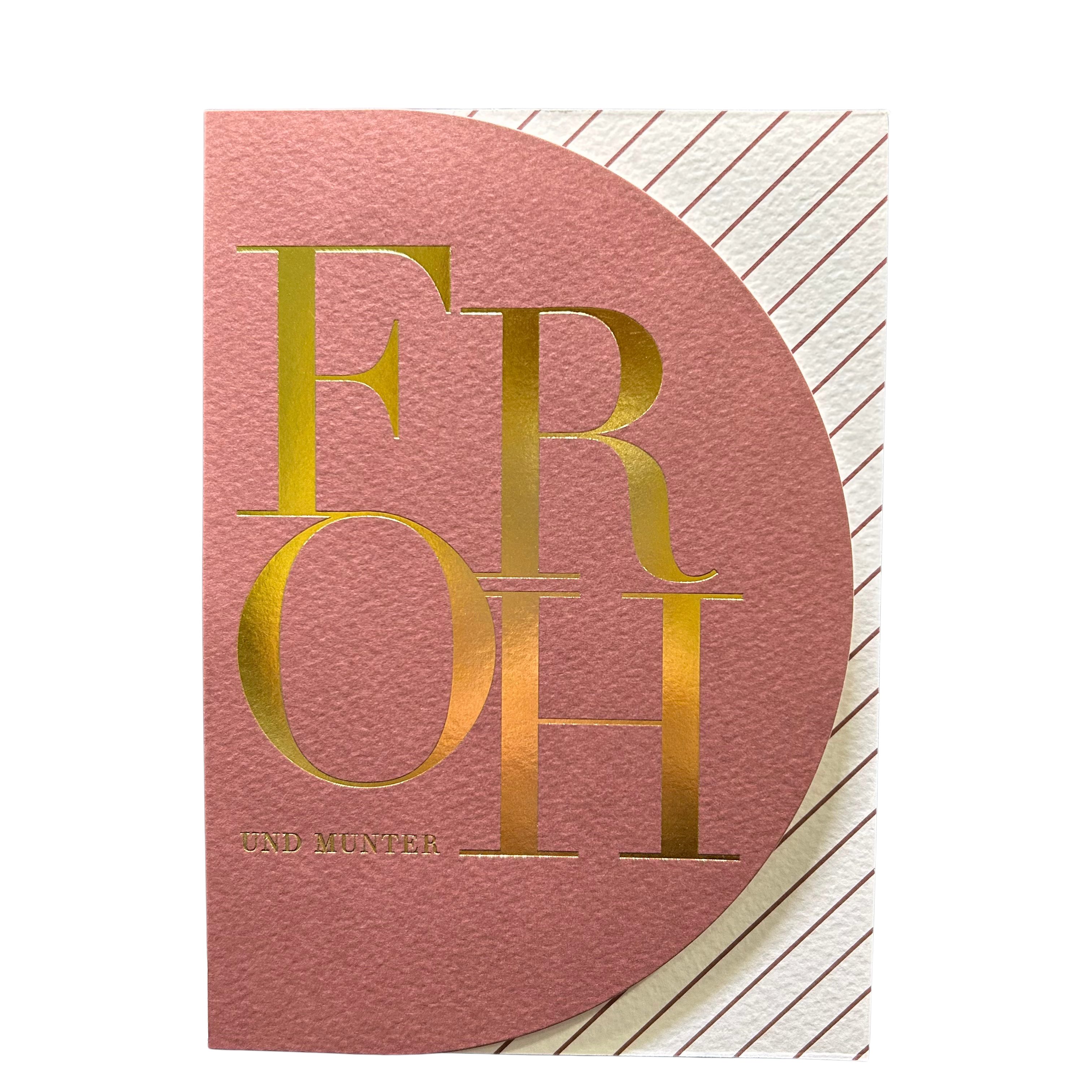Räder Design Weihnachtskarte Weihnachtskarte Froh und munter von räder design