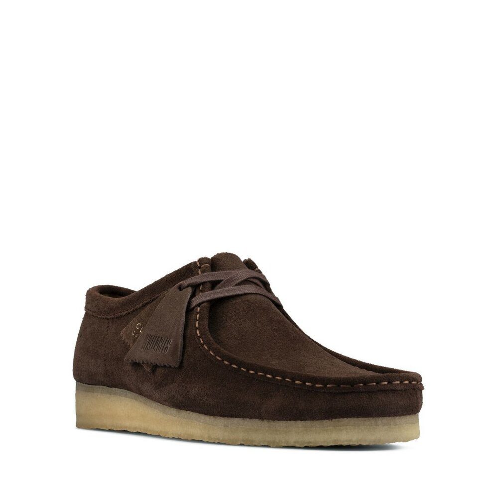 Clarks - Wallabee - 261566067 - Braun Schnürschuh
