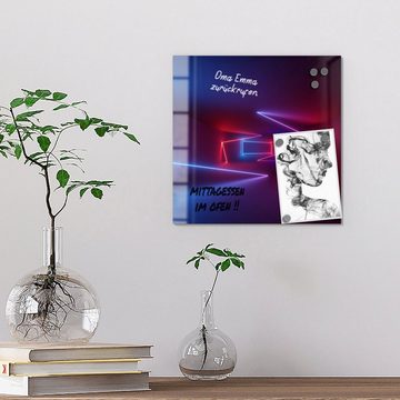 DEQORI Magnettafel 'Ultraviolette Raumteiler', Whiteboard Pinnwand beschreibbar