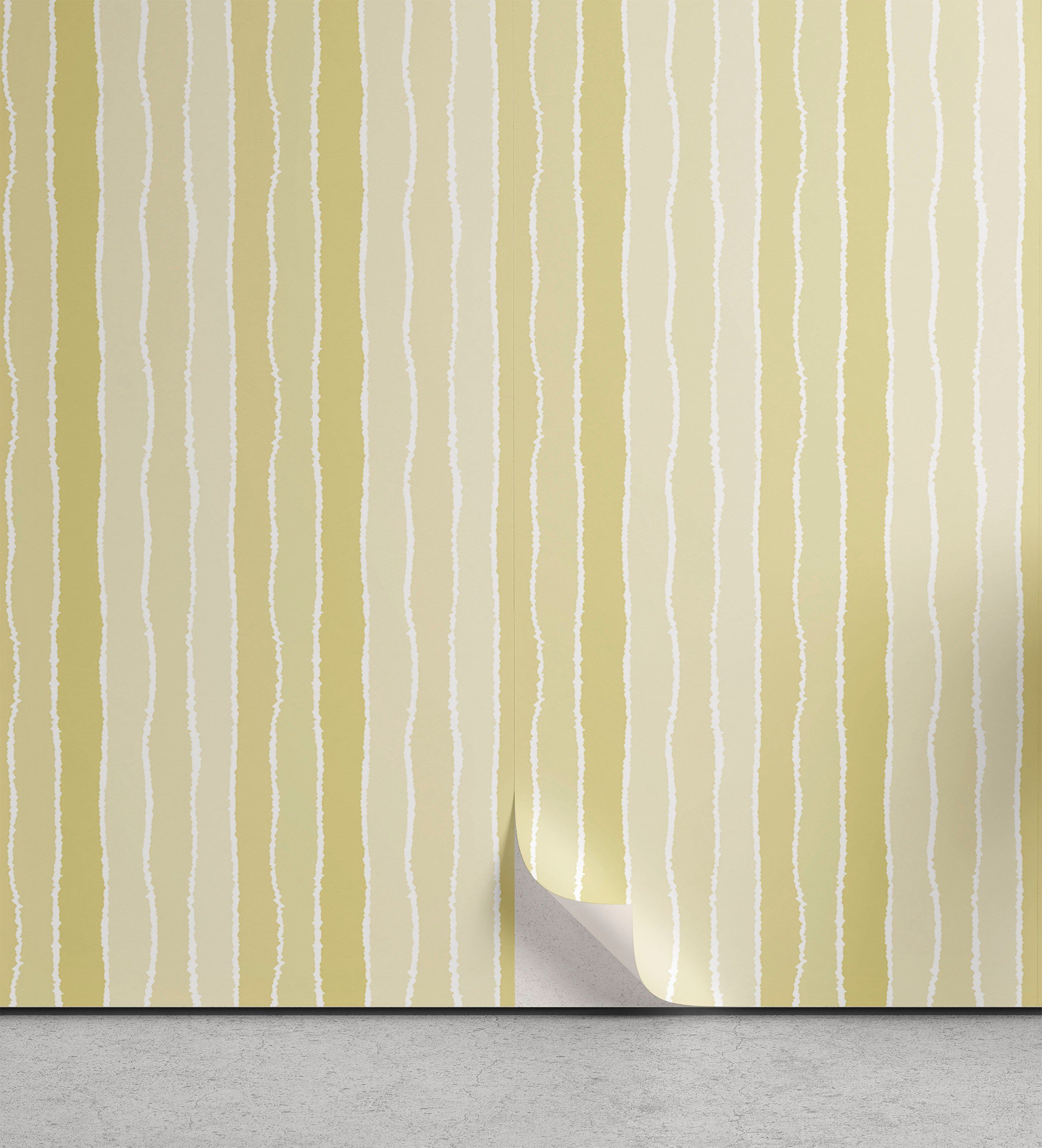 Abakuhaus Vinyltapete selbstklebendes Wohnzimmer Küchenakzent, Nadelstreifen Heftiges Papier Effektreihen