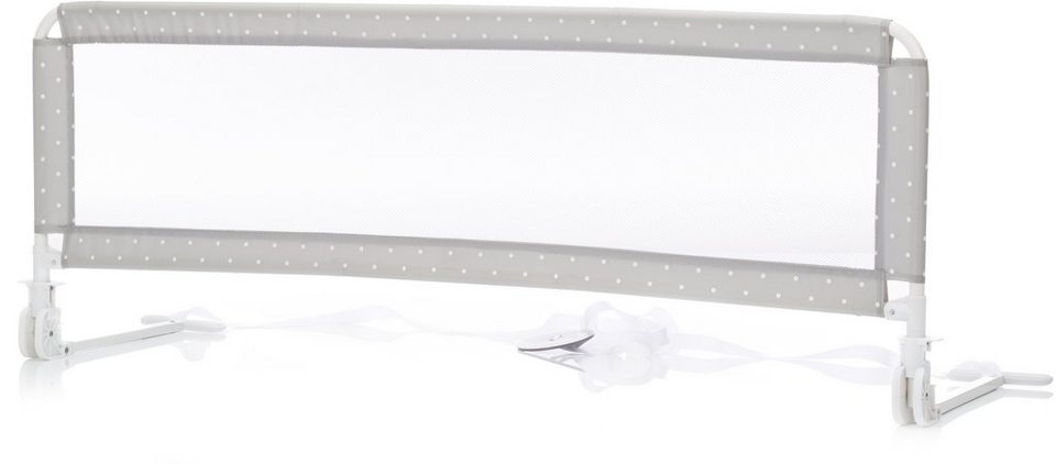 Fillikid Bettschutzgitter Punkte grau, 135/50 cm, mit Klappfunktion,  Schutzgitter für das Bett »Punkte grau 135/50 cm«