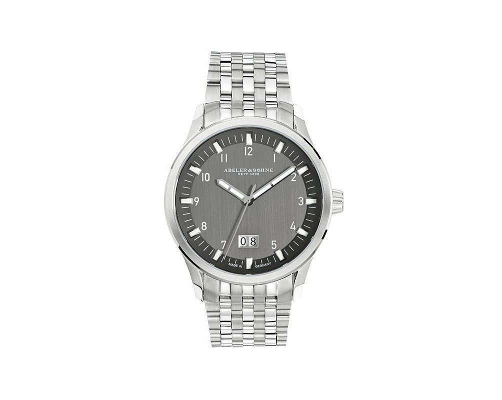Abeler & Söhne Quarzuhr ABELER & SÖHNE Herrenuhr Quarz mit Saphirglas, AS3137