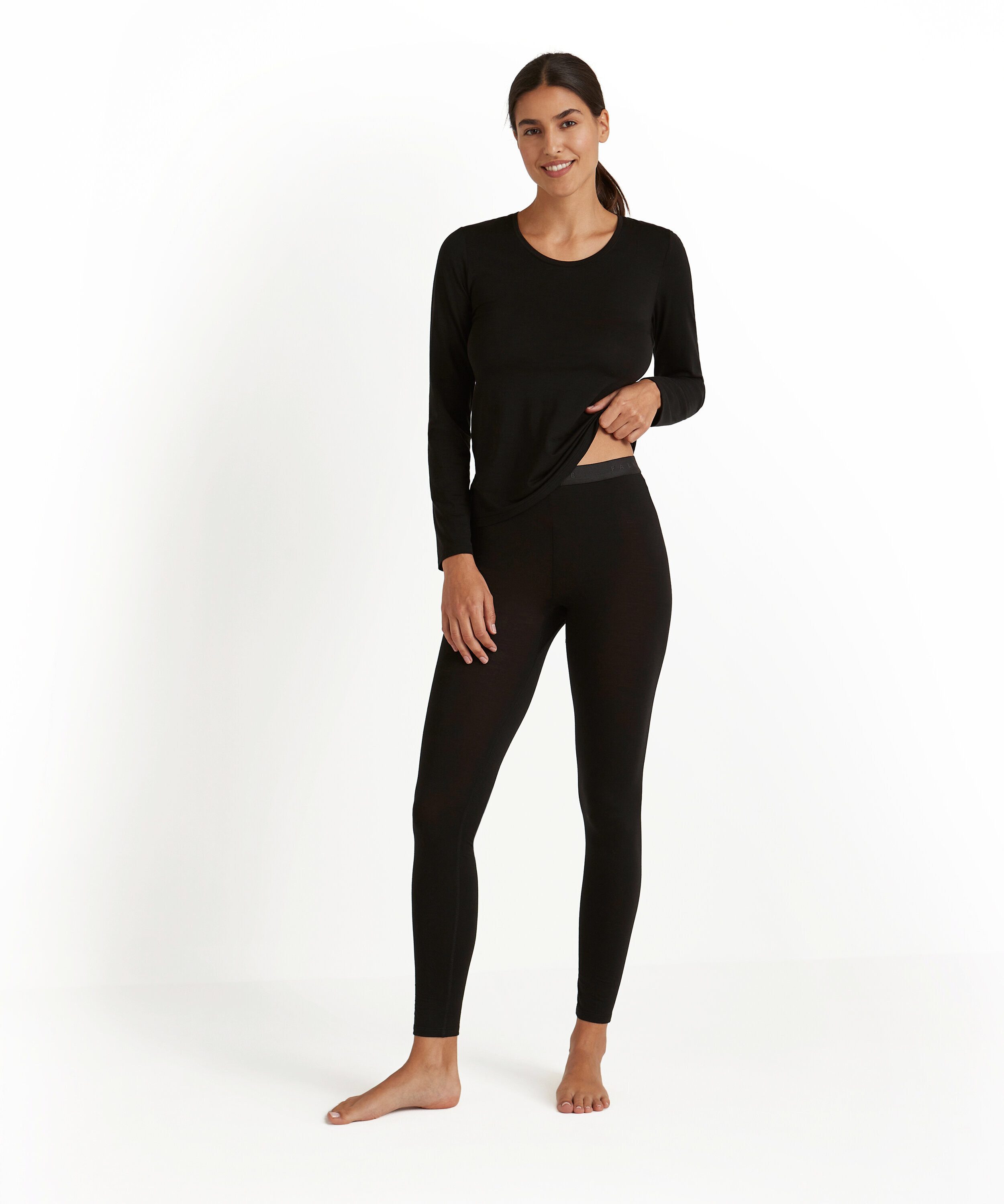 FALKE Funktionshose FALKE Underwear - Tights Daily ClimaWool (1-tlg) elegant und funktional