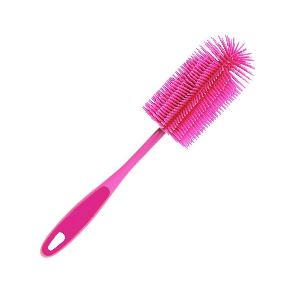 Kochblume Reinigungsbürste Silikon Spülbürste, Hygienisch pink