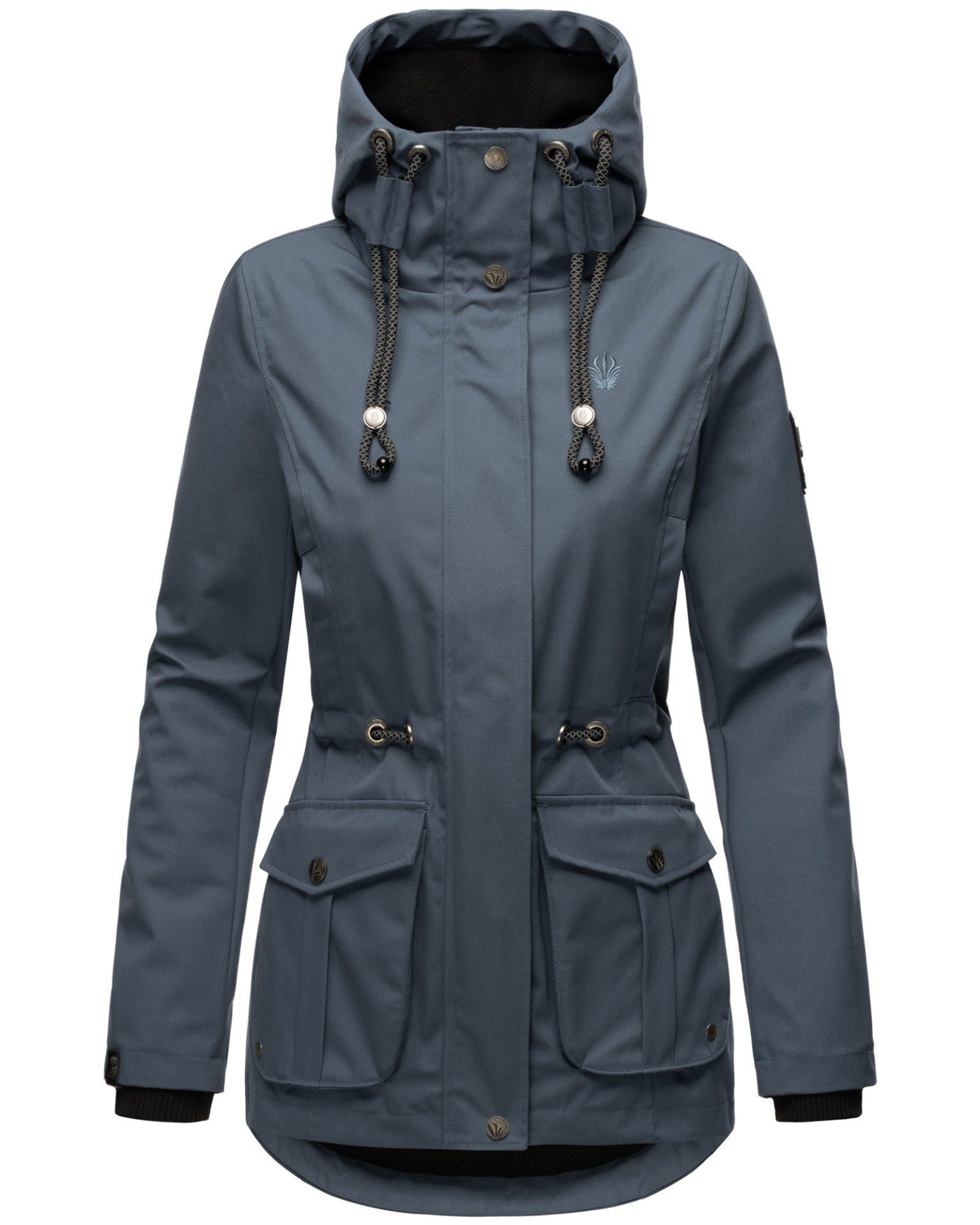Marikoo Outdoorjacke mit verstellbarer Kapuze