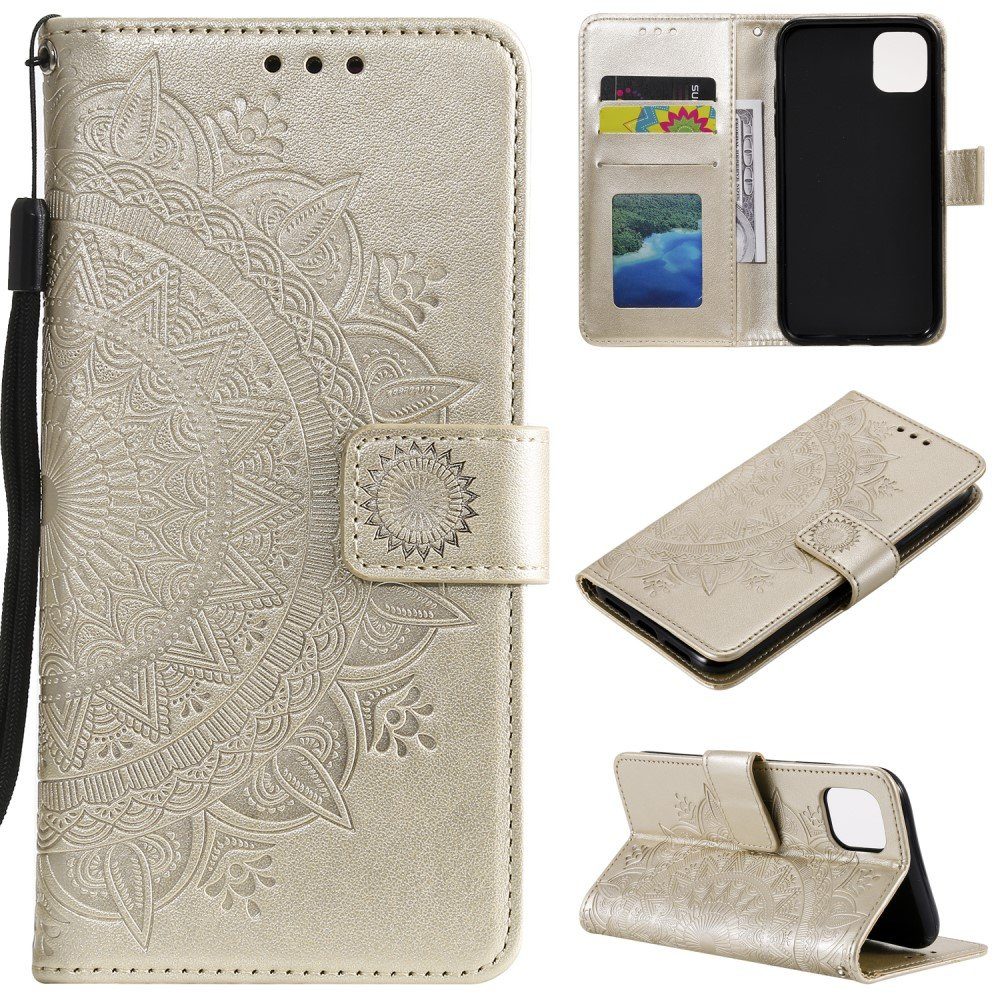 CoverKingz Handyhülle Hülle für Apple iPhone 11 [6,1 Zoll] Handyhülle Schutzhülle Case 16,5 cm (6,5 Zoll), Klapphülle Schutzhülle mit Kartenfach Schutztasche Handycase Motiv