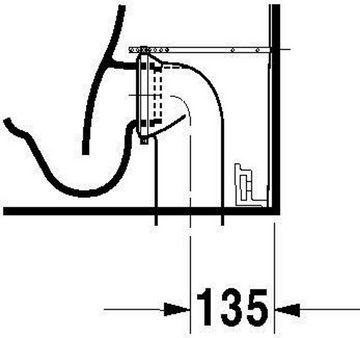 Duravit WC-Komplettset Duravit Stand-WC-Kombination DARLING NEW