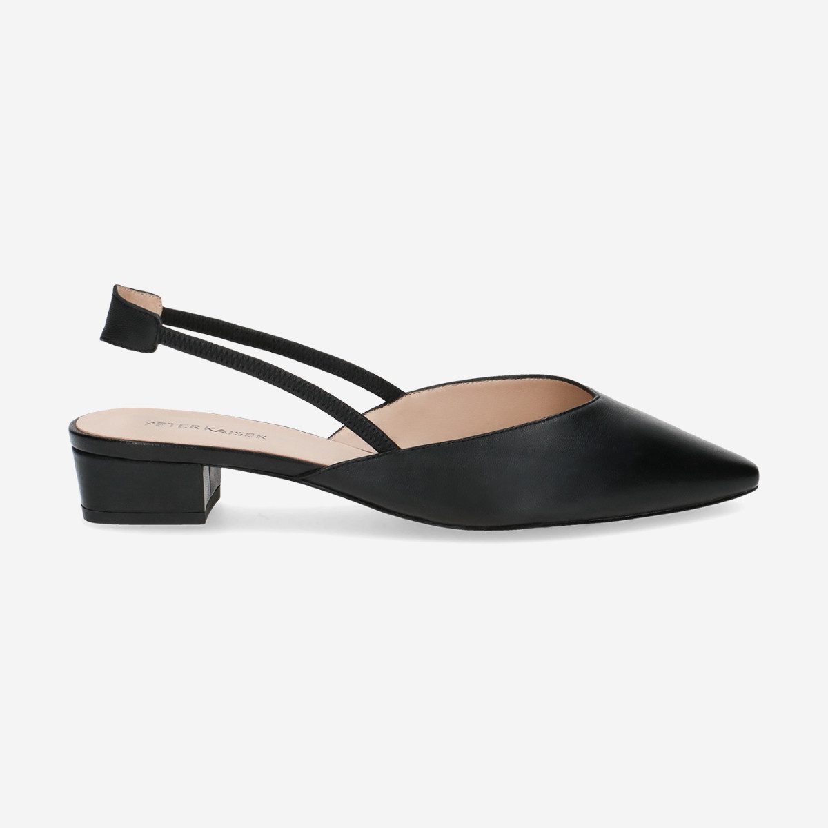 Peter Kaiser 79443 022, Peeptoes & Slingpumps in Schwarz für Damen Peeptoepumps