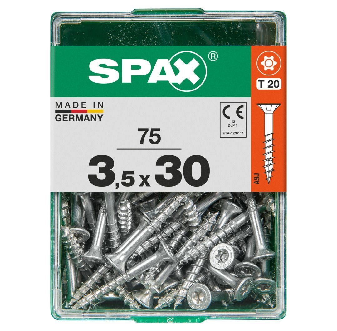 75 Holzbauschraube 3.5 Spax mm TX Universalschrauben x - SPAX 30 20