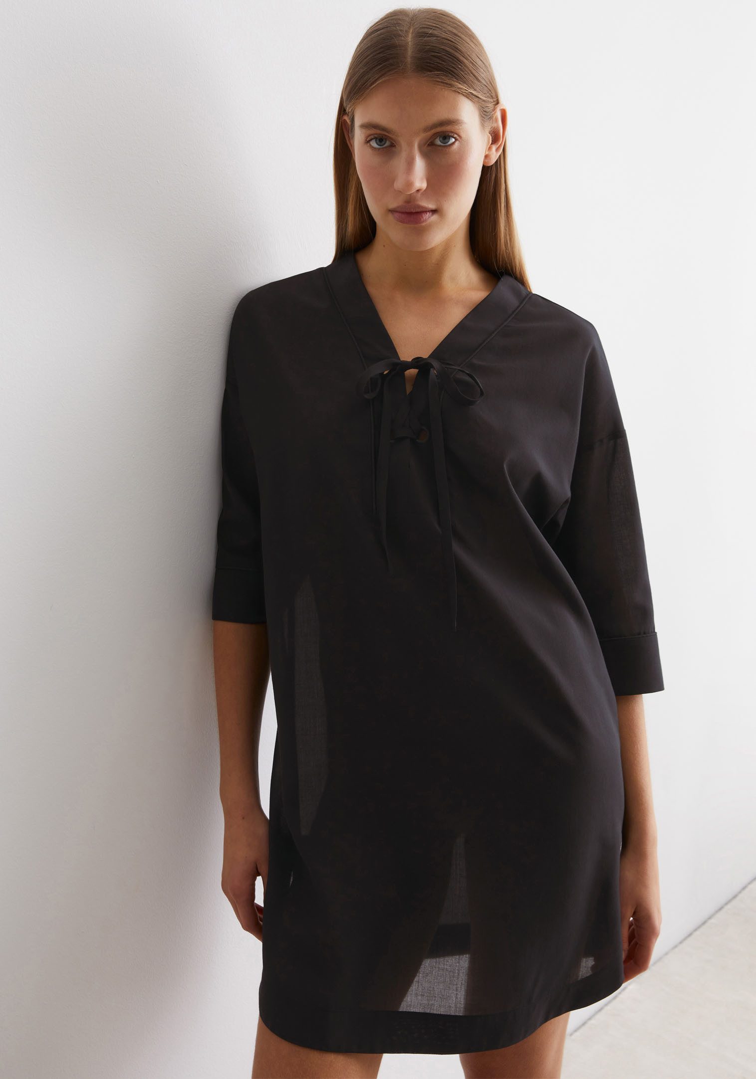 Marc O'Polo Strandkleid leichtes Tunika-Kleid, seitliche Schlitze günstig online kaufen