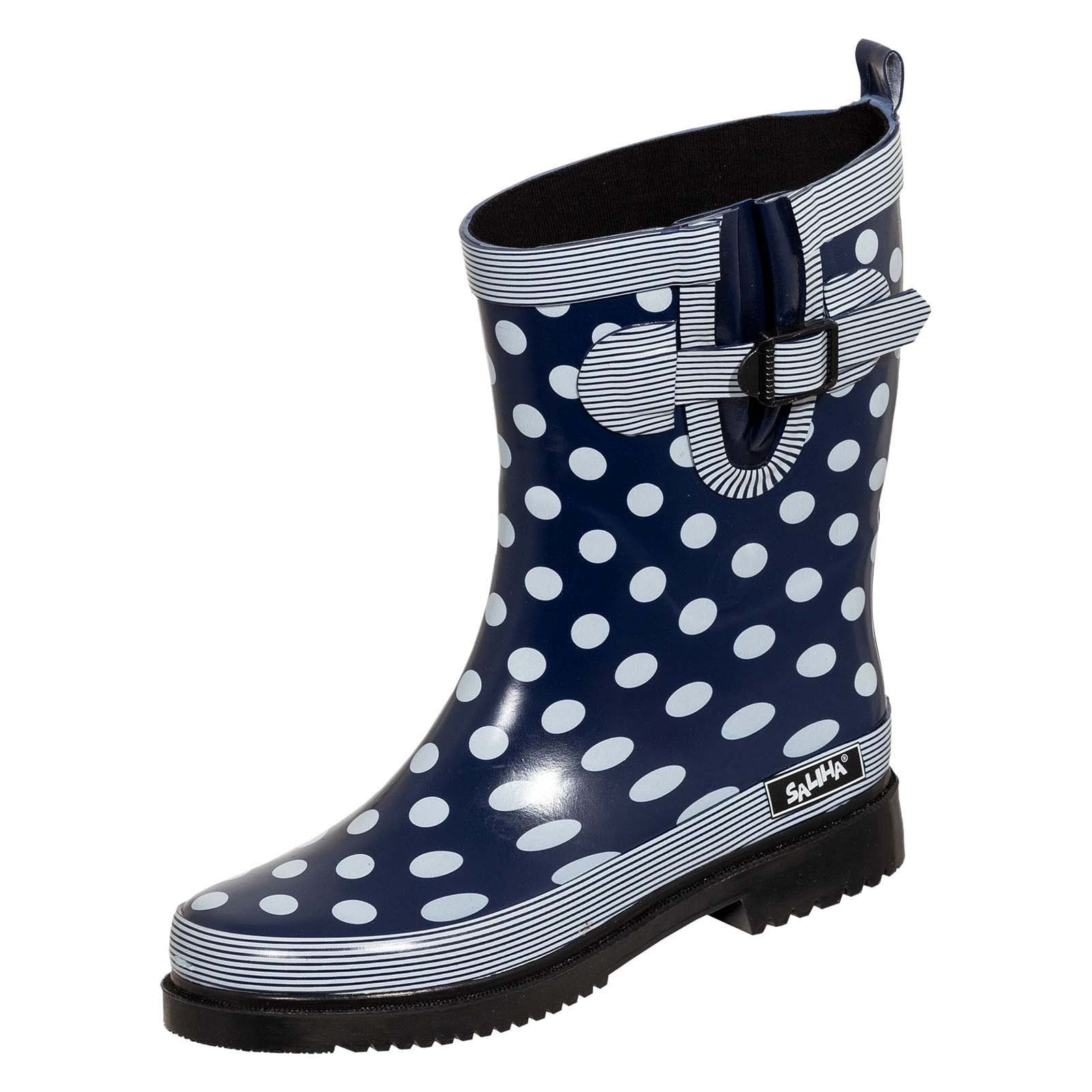 Bockstiegel Damen Regenstiefel Dorin-K blau/weiß Gummistiefel günstig online kaufen