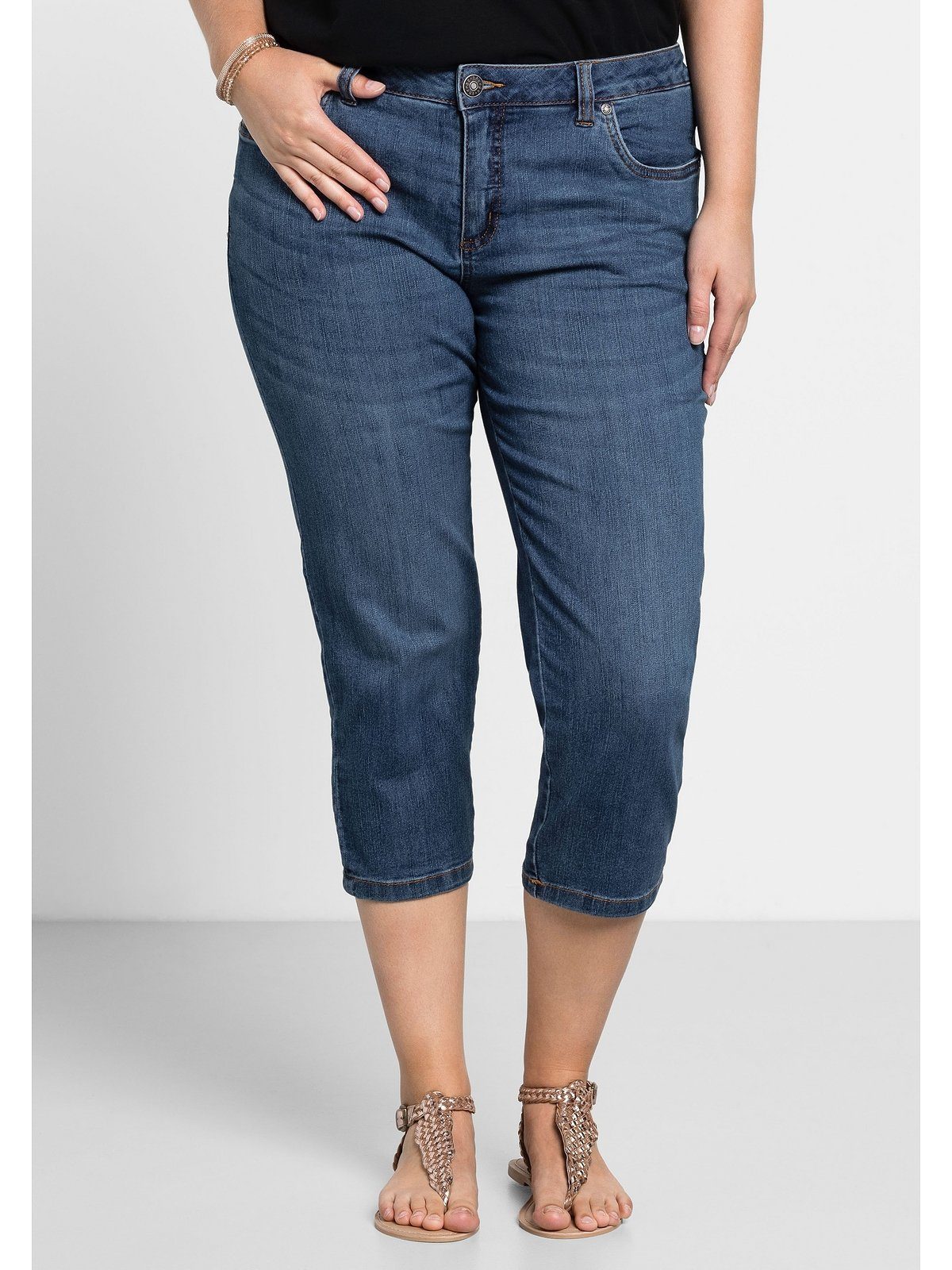 Caprijeans Große Größen