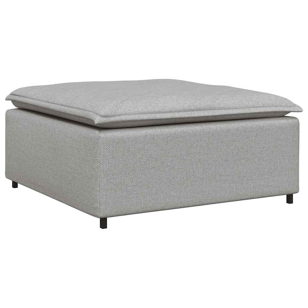 vidaXL Sofaelement Modulares Sofa-Fußhocker-Modul Wolkengrau 100 günstig online kaufen