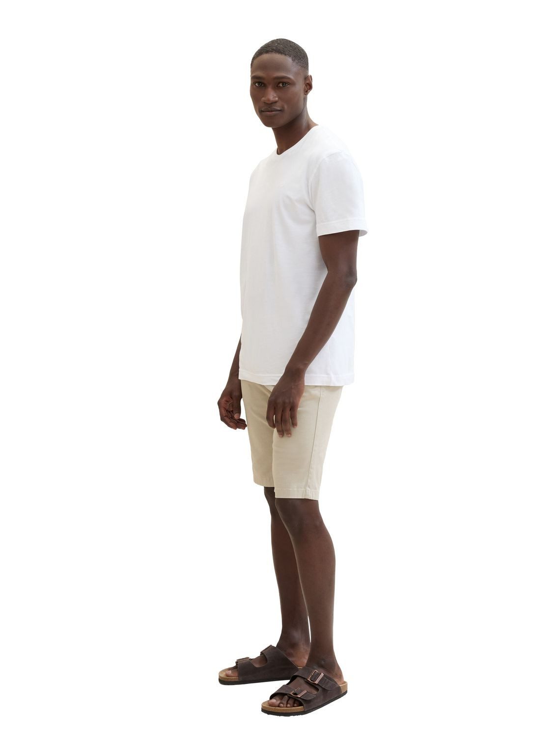 TOM TAILOR Chinoshorts SLIM PRINTED CHINO mit Stretch