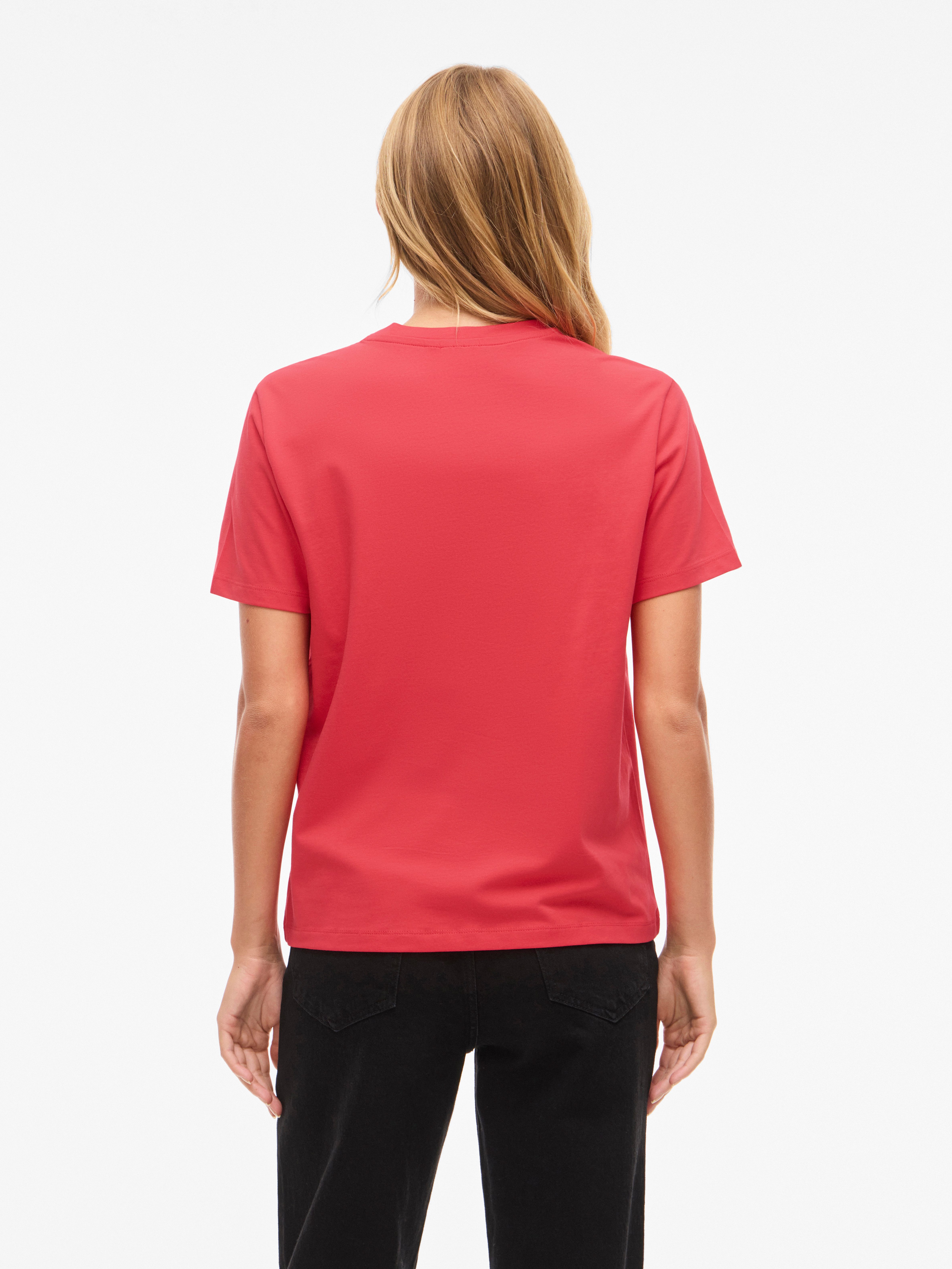Vila Kurzarmshirt VINORA S/S T-SHIRT - NOOS Baumwollmischung, regular fit günstig online kaufen