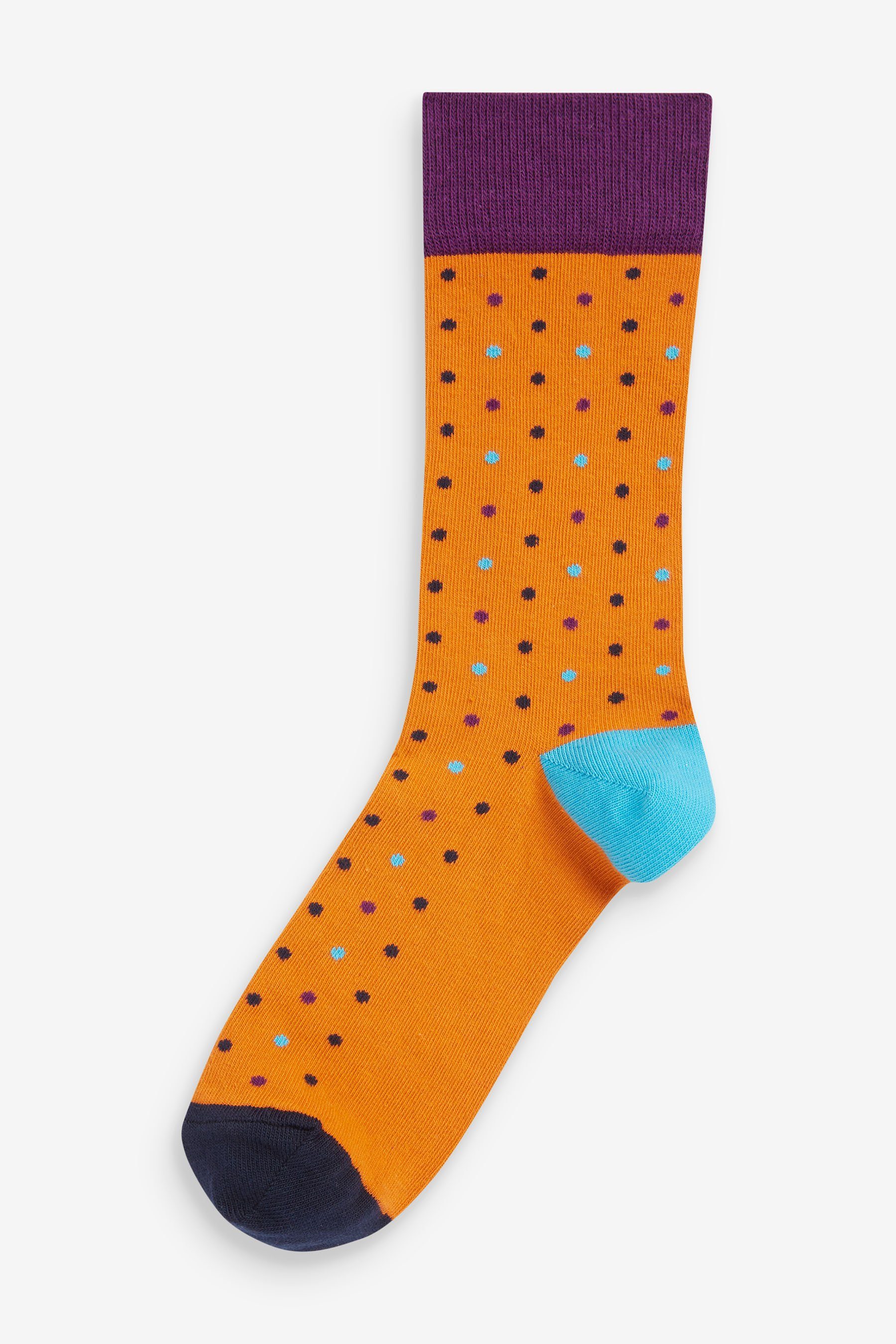 Next Kurzsocken Gemusterte Socken im 8er-Pack Spot (8-Paar) Bright Stripe