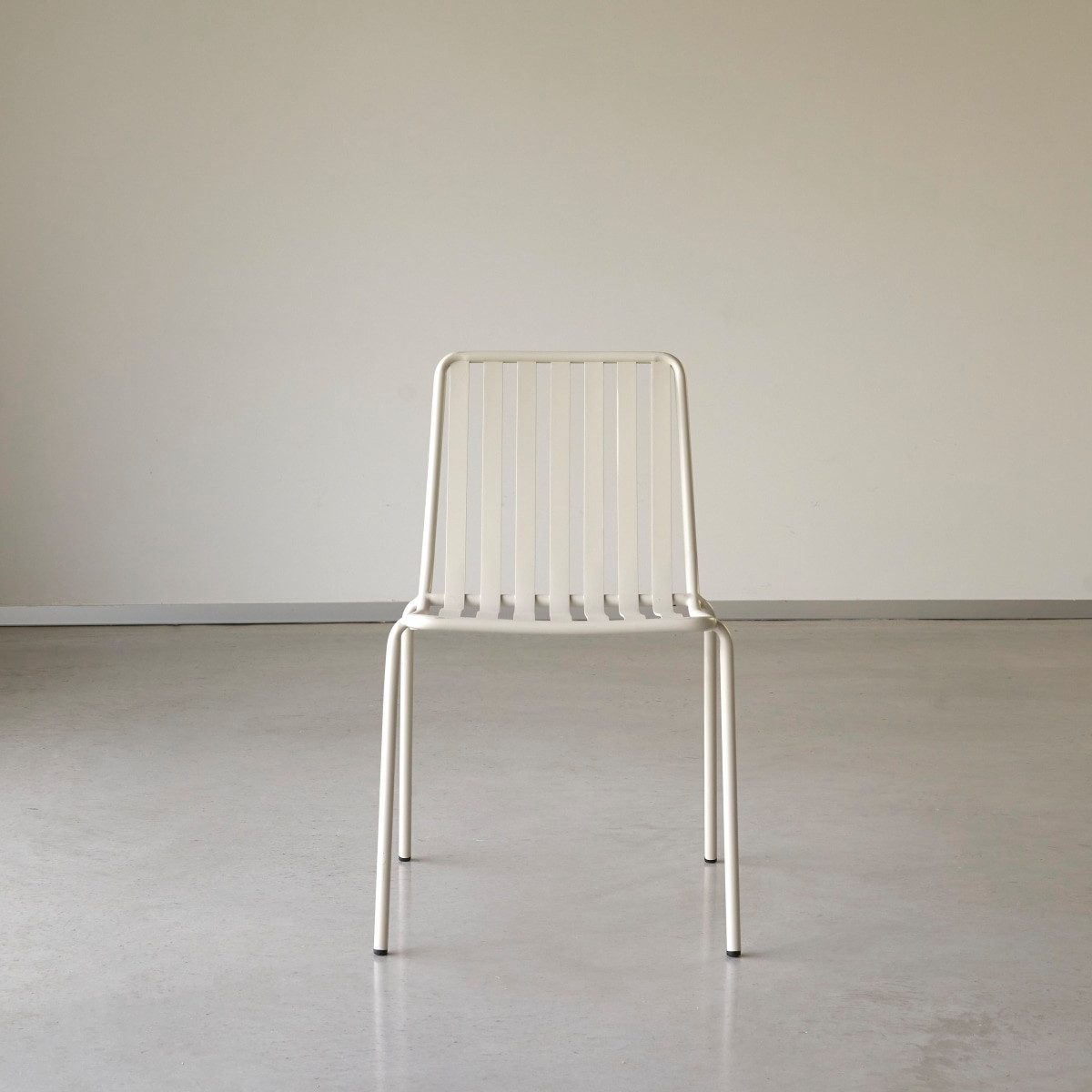 Tikamoon Esszimmerstuhl Stuhl Cream aus Metall