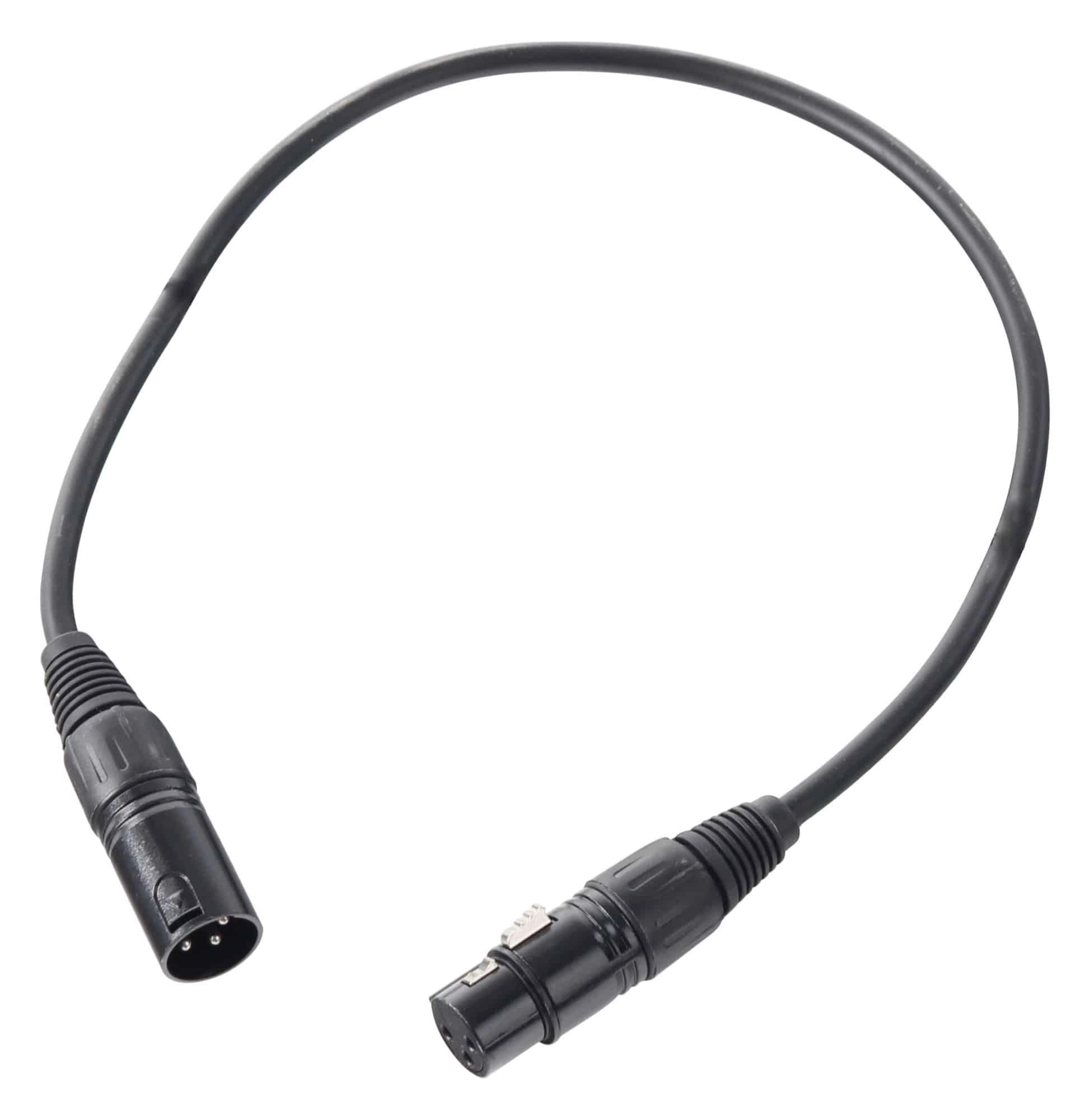 Pronomic XFXM-0.5 Mikrofonkabel Audio-Kabel, XLR, XLR (50 cm), Stecker handgelötet, säure- und ölfest
