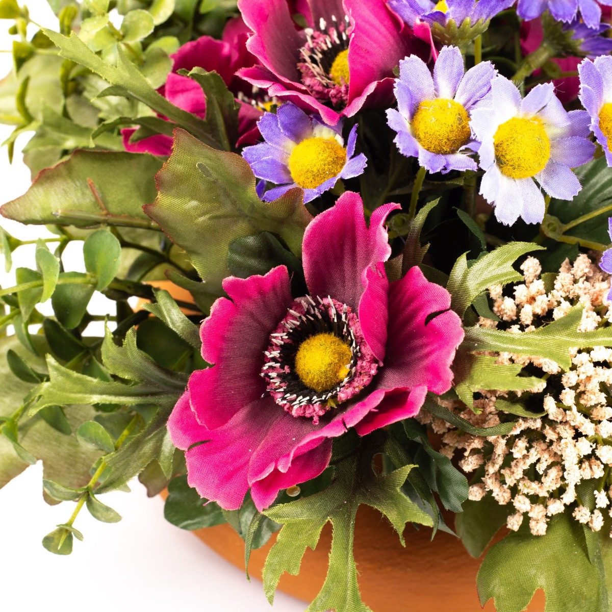 Gestecke Künstliches Blumengesteck Anemone, Astilbe IGNATIO auf Platte, pin, artplants