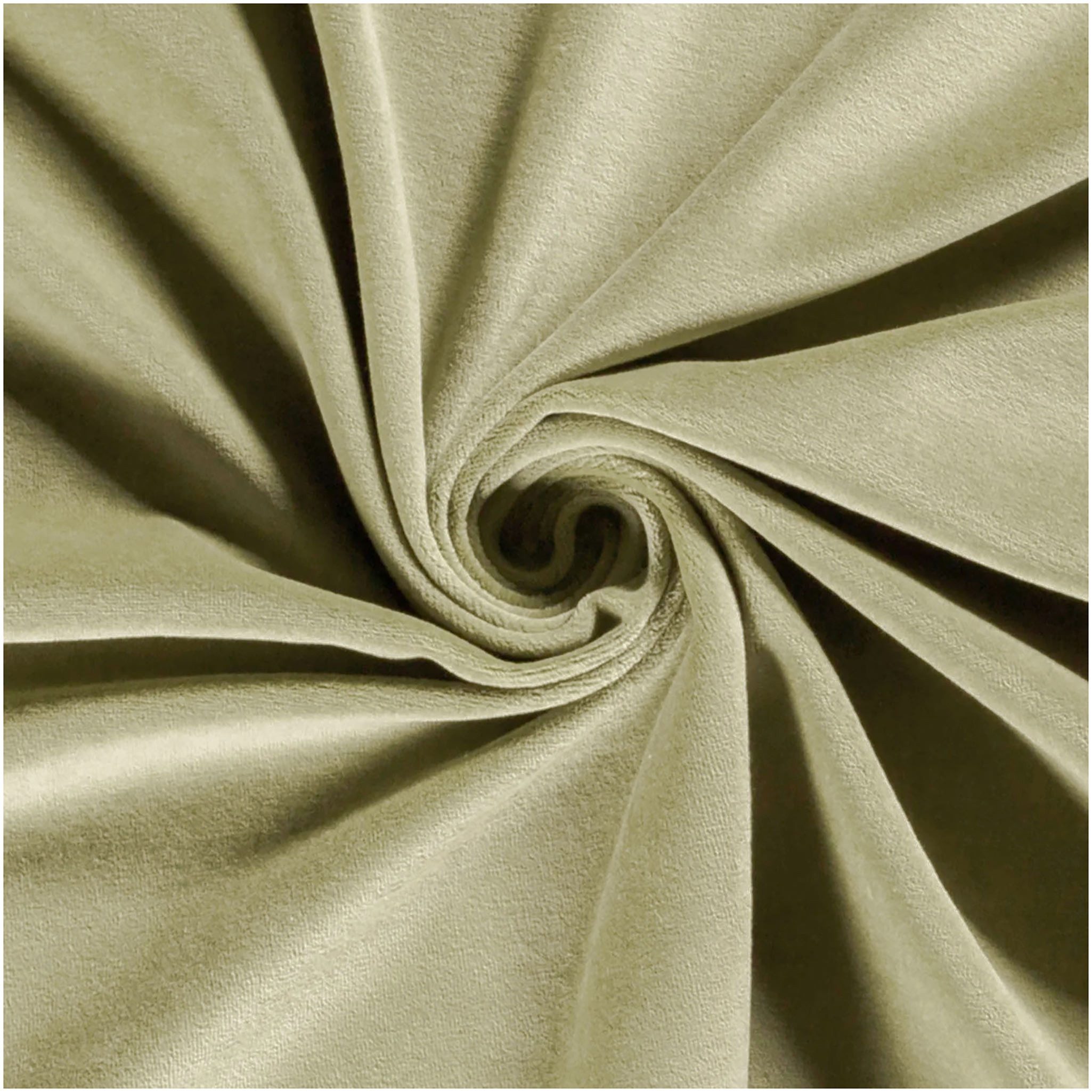 maDDma Stoff Velour Nicky uni ab 50 x 150cm Jersey Velourstoff Baumwolle, 226 - anisgrau