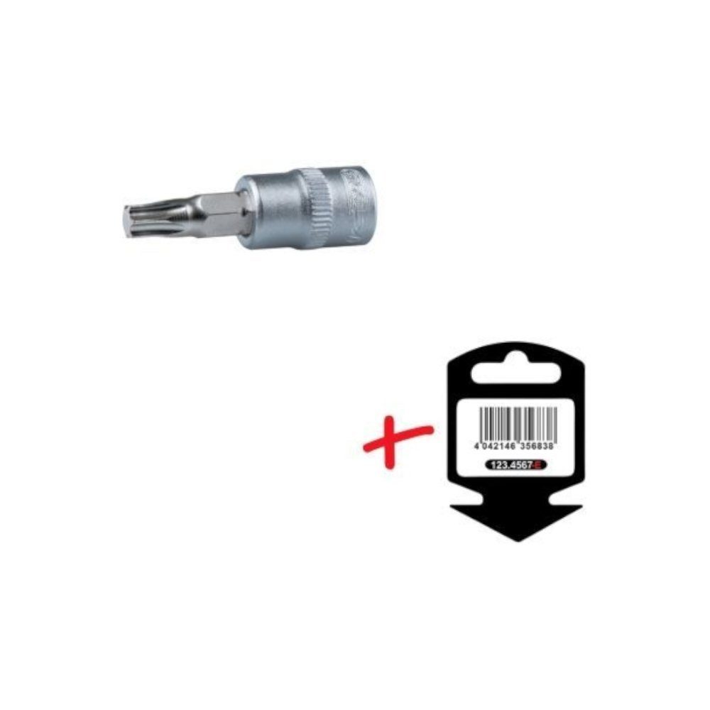 KS Tools Stecknuss 1/4" Bit-Stecknuss TX 911.1443-E, 911.1443-E