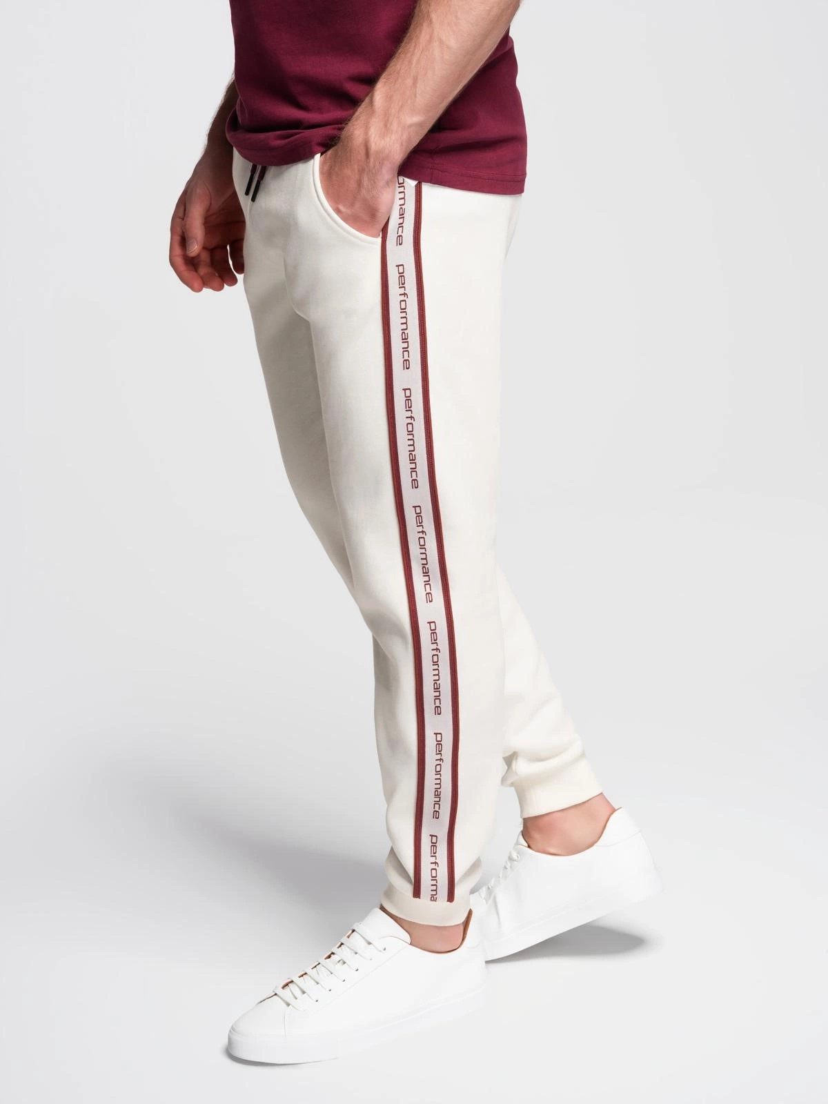 OMBRE Sweathose Sportliche Herren-Jogginghose mit Seitenstreifen – Bild 3 von 5