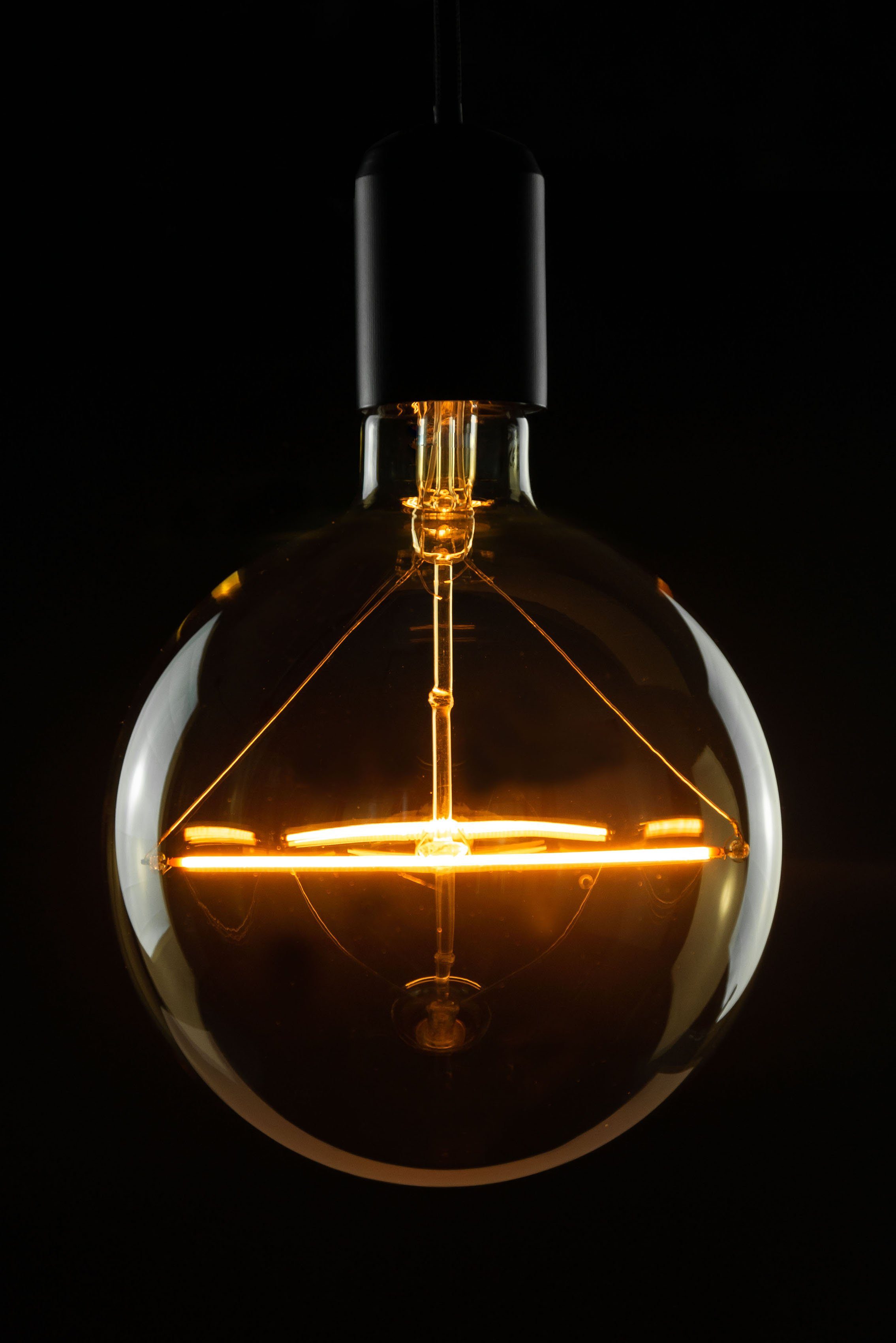 SEGULA LED-Leuchtmittel Vintage Line Balance, E27, 1 St., Warmweiß, dimmbar, Globe 150 gold - Balance, E27