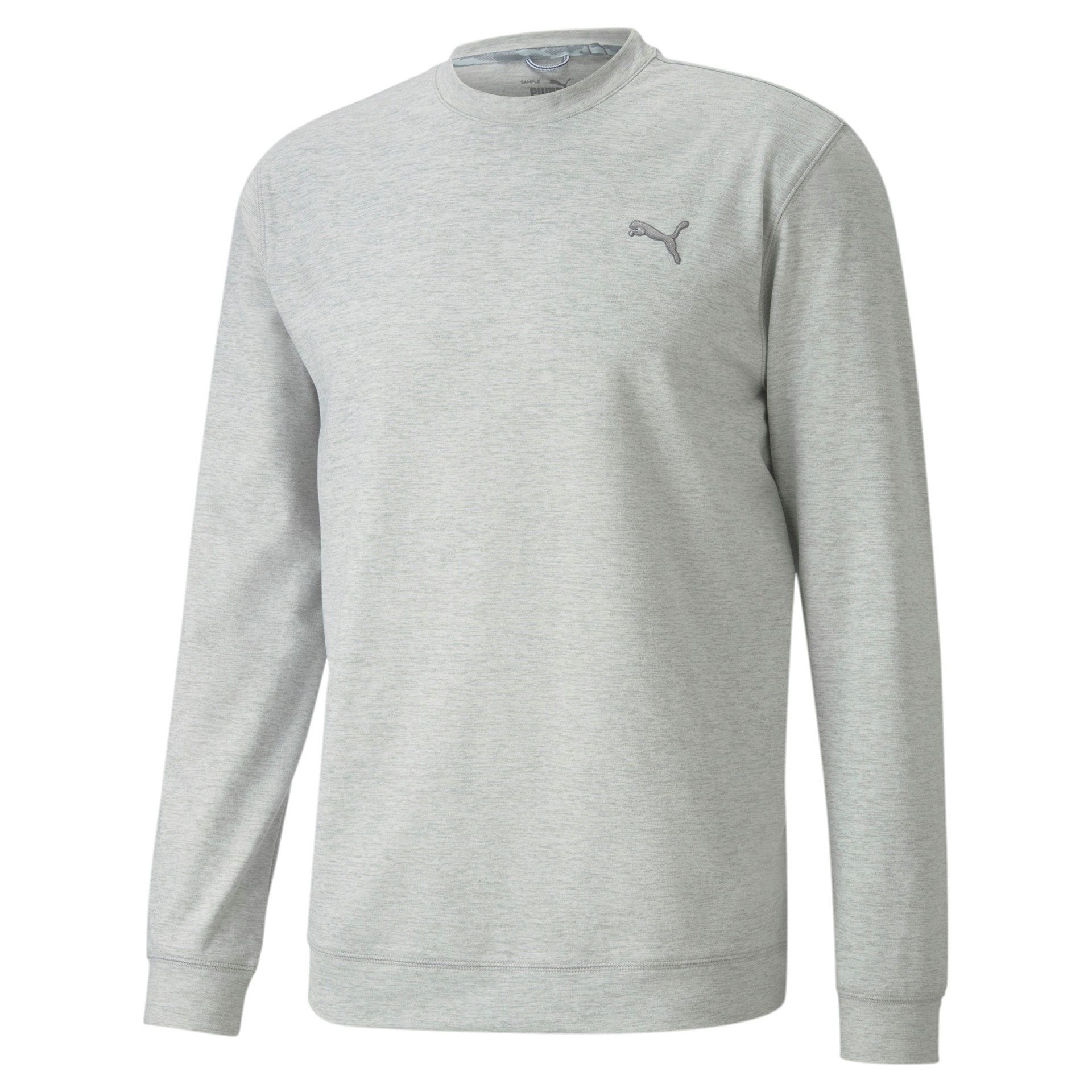 Trainingspullover Puma Golf Pullover Cloudspun Crewneck Grau Herren