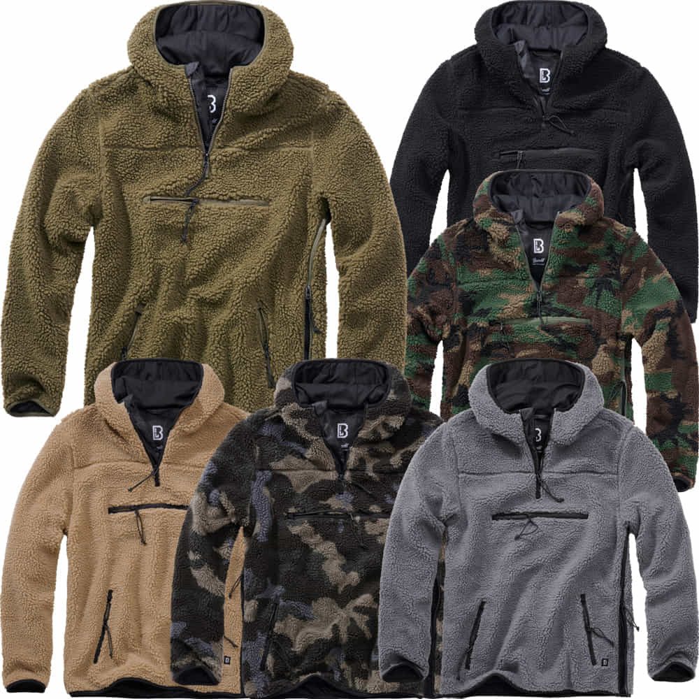 Brandit Kapuzenpullover Brandit Teddyfleece WORKER PULLOVER günstig online kaufen