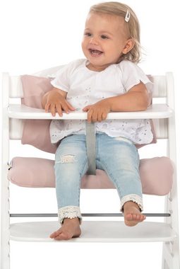 Hauck Kinder-Sitzauflage Deluxe, Stretch Rose, für ALPHA+ Holzhochstuhl und weitere Modelle
