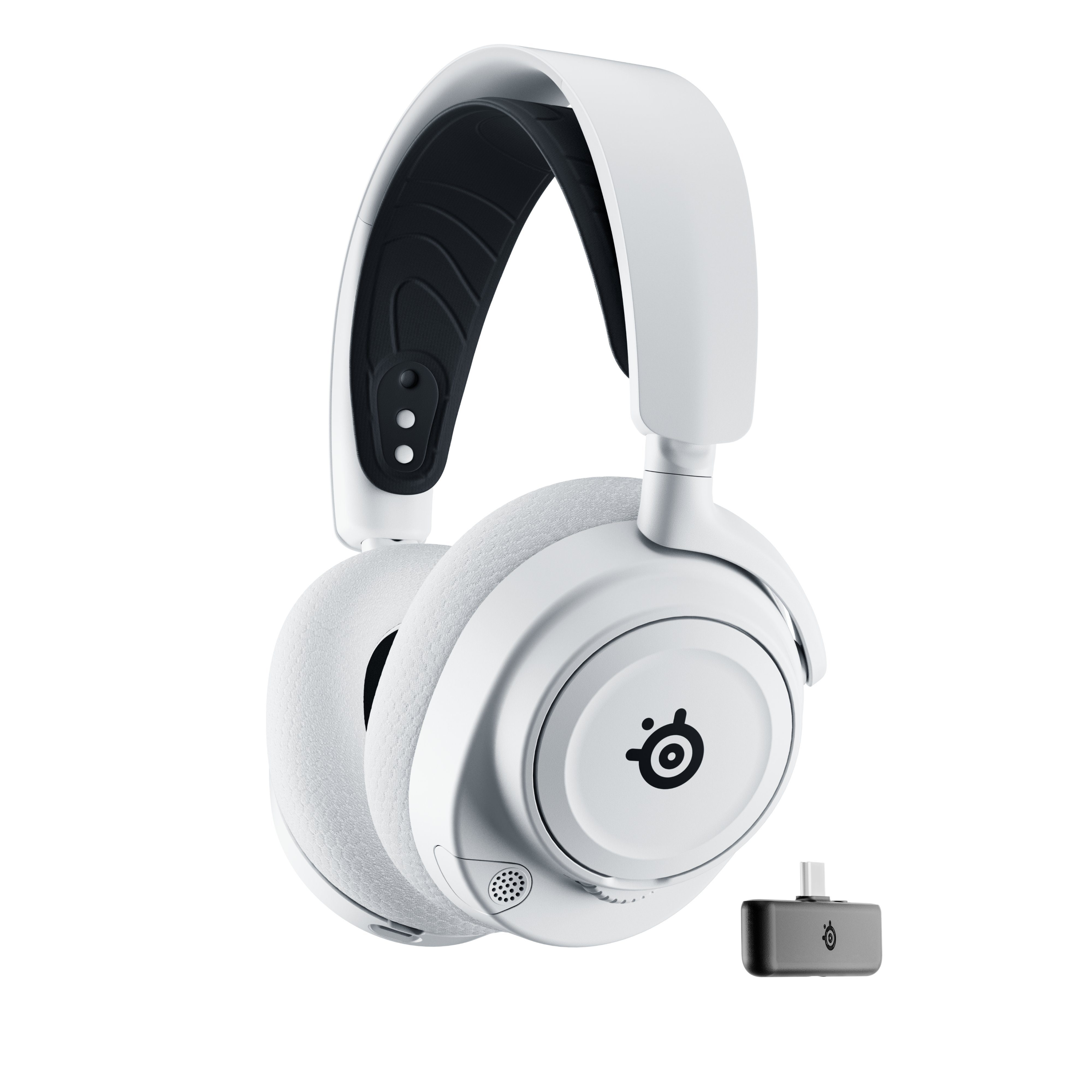 White Simultaneous SteelSeries Wireless game 7X allows Gaming-Headset Nova audio (Noise-Cancelling), and Bluetooth) and (2.4GHz Arctis mobile mixing