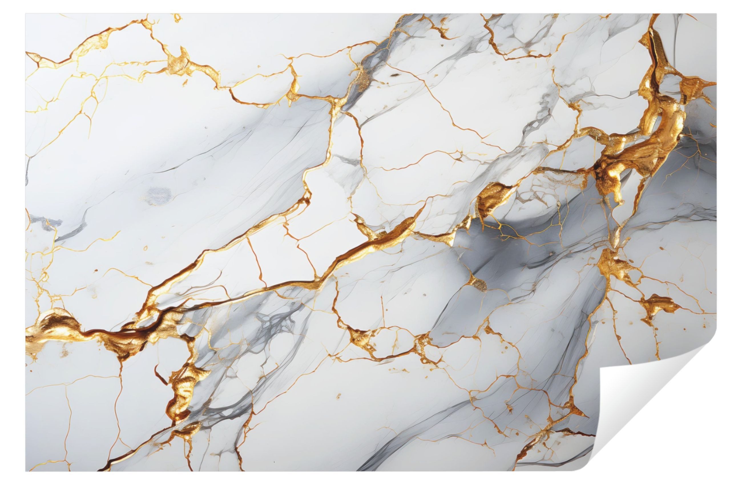 Wallarena Fototapete Marmor Steinoptik Gold Vlies günstig online kaufen