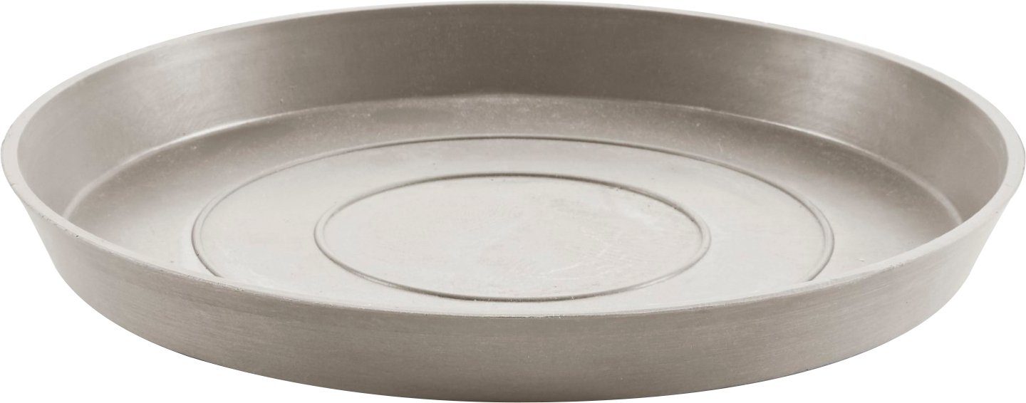 ECOPOTS Blumentopfuntersetzer ROUND SAUCER Taupe, BxTxH: 28,7x28,7x3 cm günstig online kaufen
