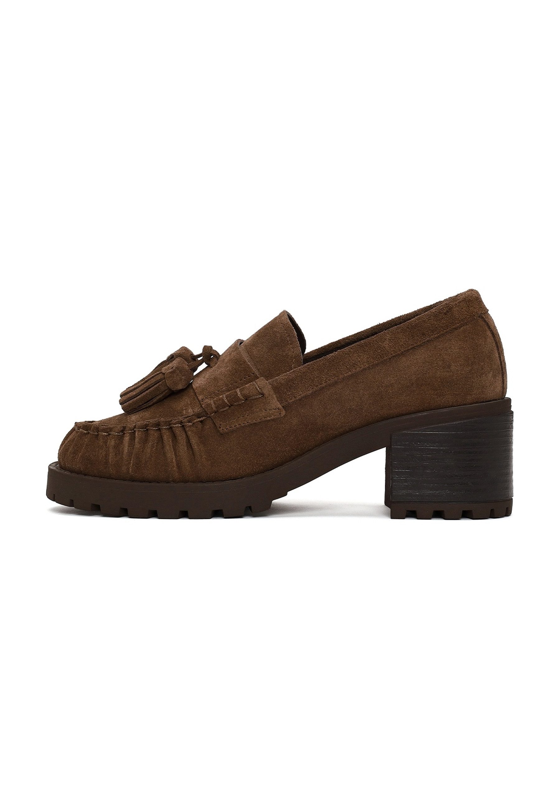 Derimod Leder Chunky Loafer Loafer