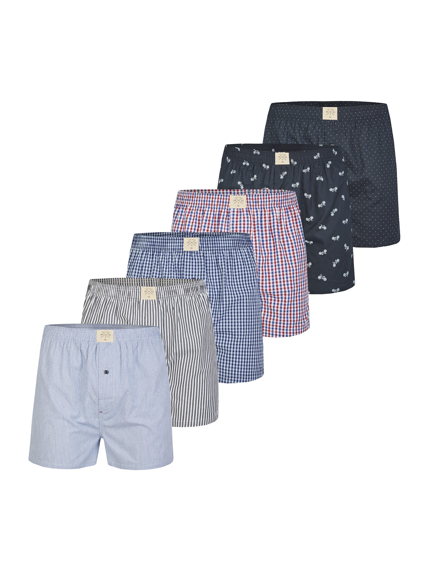 MG-1 Boxer Classics (6-St) American Boxershorts Männer günstig online kaufen