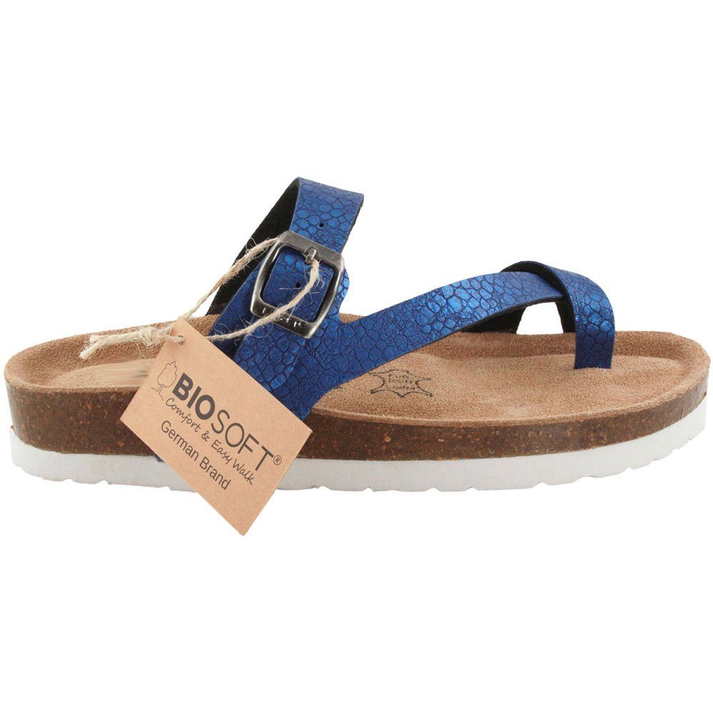 Walk - Biosoft Sandalen Blau Leonie Comfort & Easy 42 Damen 37 Sandale Größe