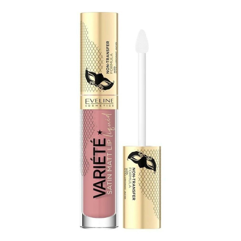 Eveline Cosmetics Lippenstift Flüssiger Lippenstift Variete Satin Matt Nr 02 4.5ml