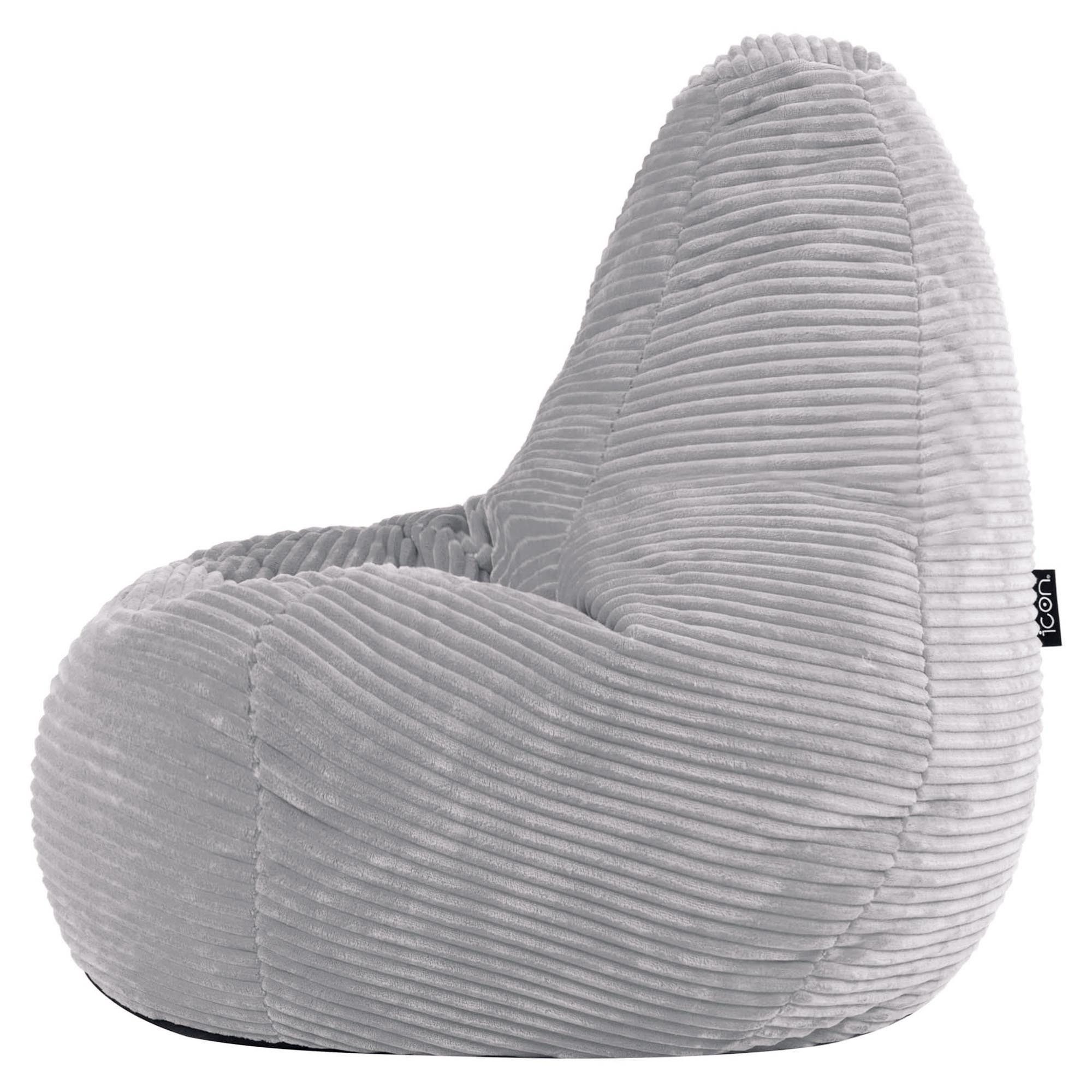 icon Sitzsack Kinder Sessel aus Cord Flauschig „Dalton", 69x59x65cm, Made in Germany, für Kinderzimmer, mit Füllung – Bild 5 von 5
