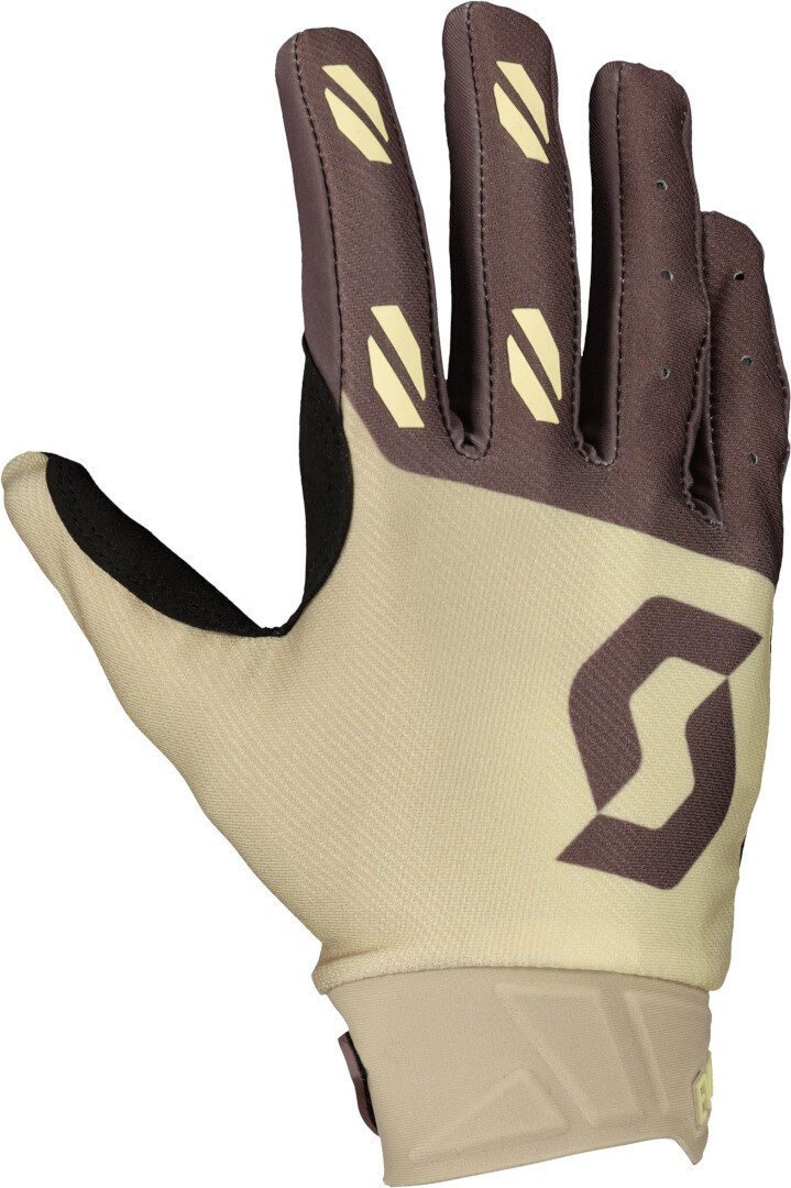 Scott Motorradhandschuhe Evo Fury Dunkelbraun/Beige Motocross Handschuhe