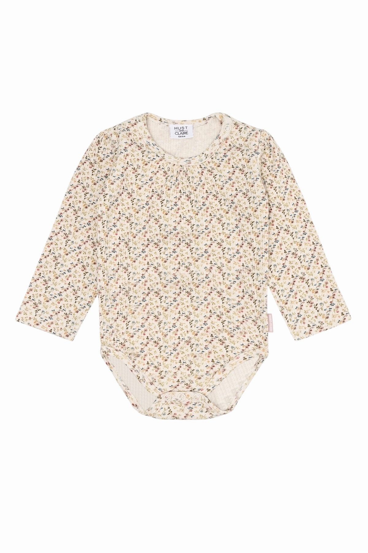 Hust & Claire Langarmbody Bry (1-tlg) Hust & Claire Baby Body Bri – Langarm, florales Allover-Muster