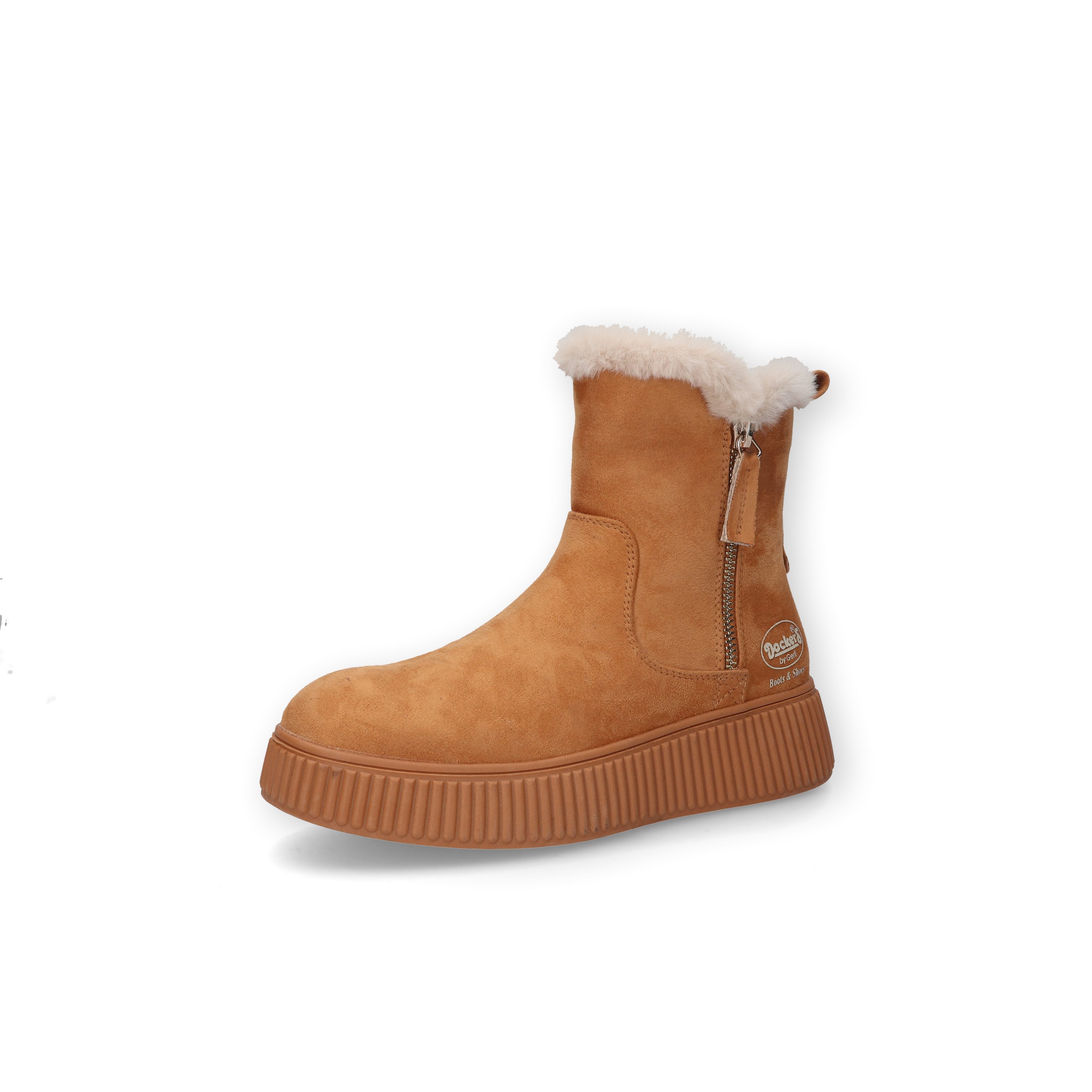 Dockers by Gerli Winterboots Plateauboots, Keilboots, Stiefelette mit Fellimitat