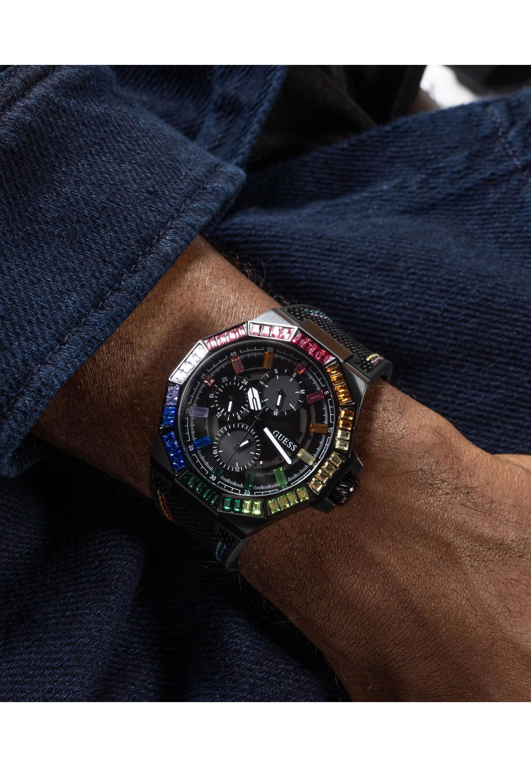 Guess Quarzuhr GT ENERGY, (1-tlg), Quarz-Analog