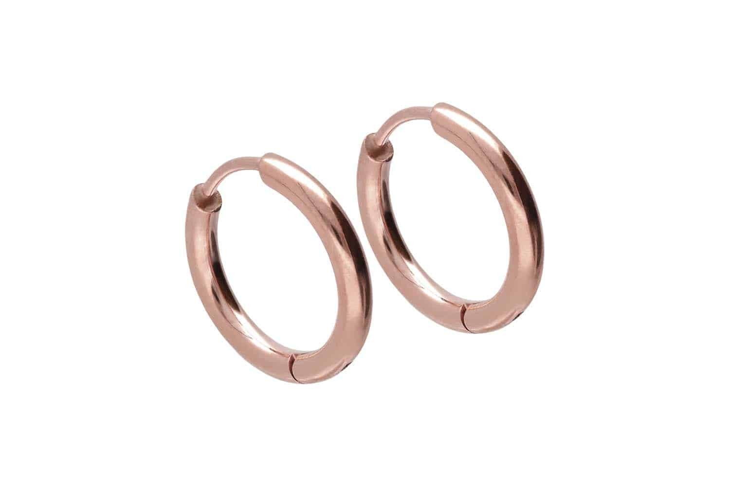 FILANGO Paar Creolen Chirurgenstahl Ohrclicker Creolen (Creolen, 1-tlg)