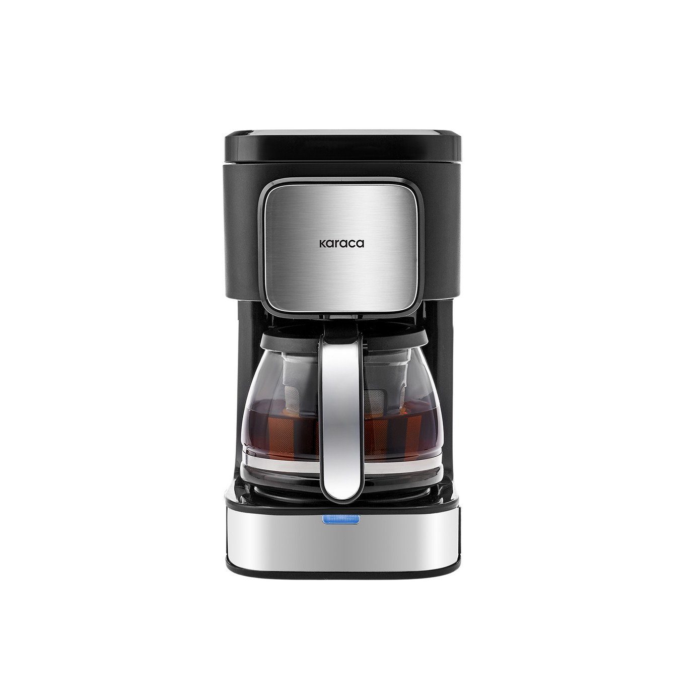 Karaca Espressomaschine Karaca Coffee Brew Inox 2 in1 Aroma Filter Kaffee  und Tee Brühmaschine
