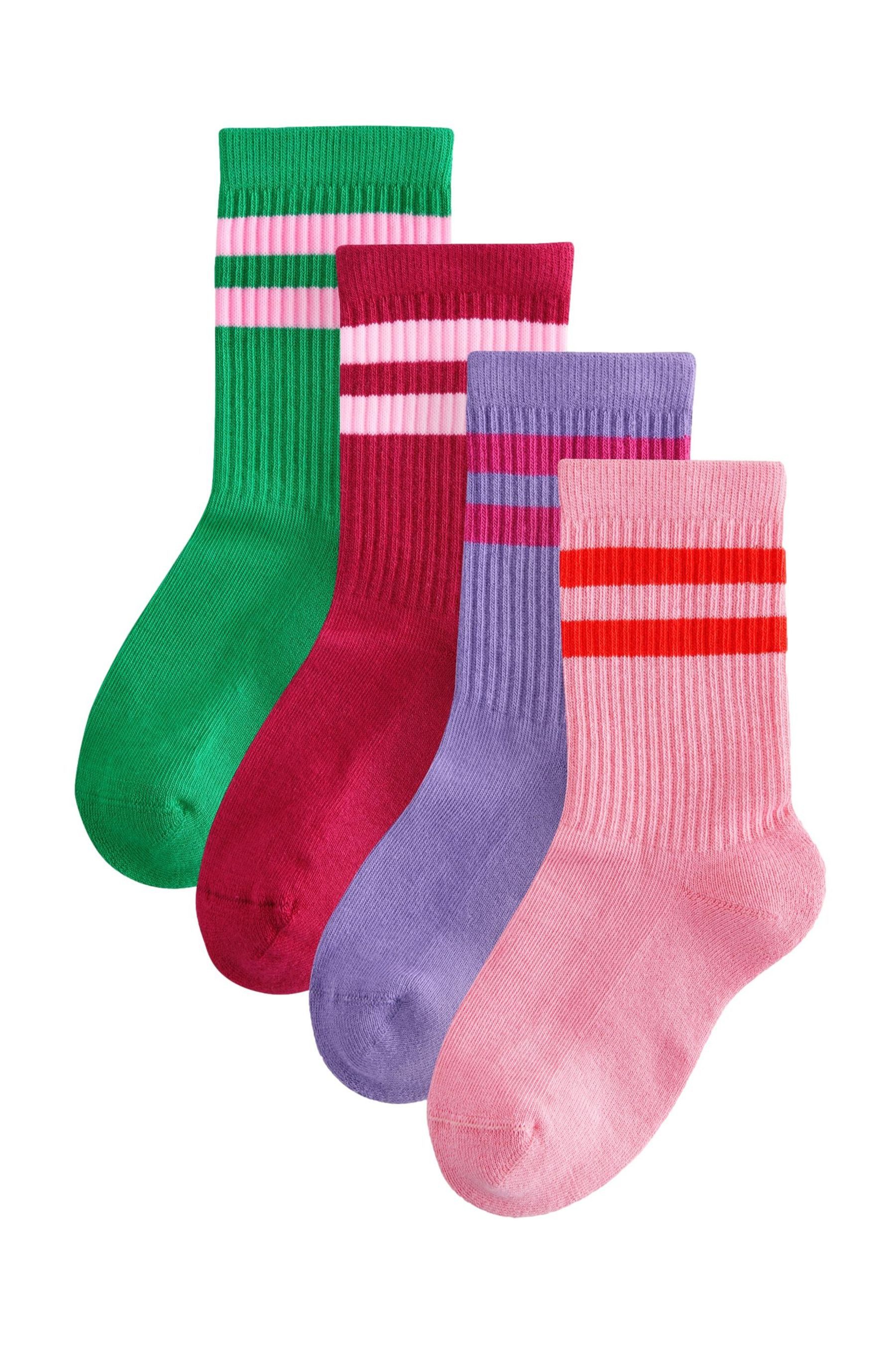 Next Kurzsocken Socken mit gepolsterter Sohle Baumwolle, 4er-Pack (4-Paar)
