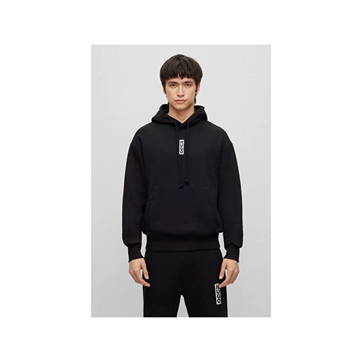 Sweatshirt schwarz (1-tlg) schwarz HUGO (15)