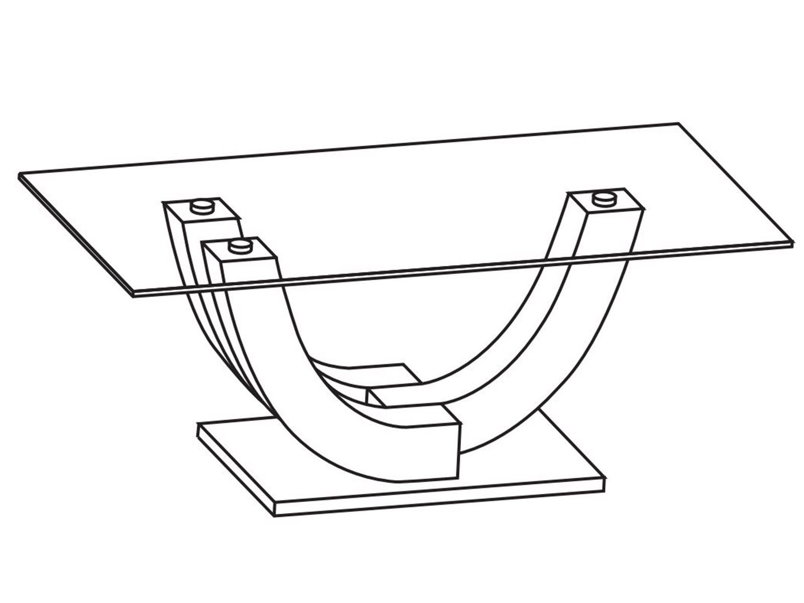 Stolkom Sp.z.o.o. Couchtisch 120 x 48 x 60 cm (B/H/T) – Bild 4 von 5