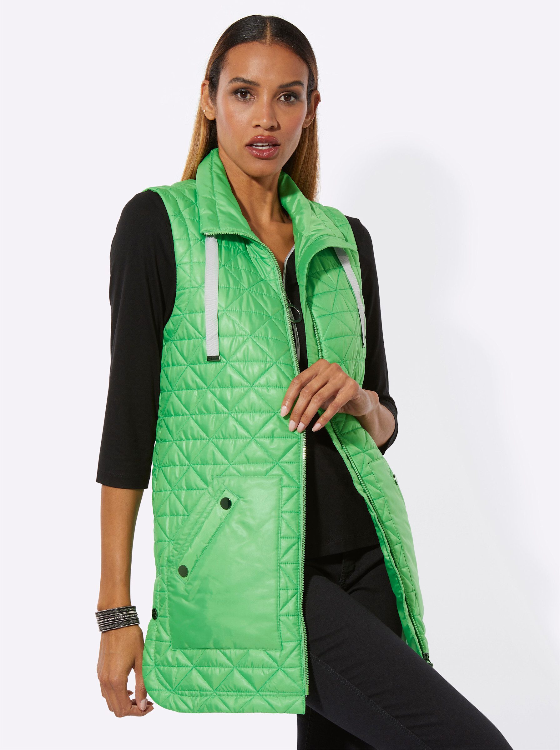 creation L Jerseyweste Steppweste günstig online kaufen